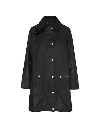 BARBOUR | Parka LONG BEADNELL WAX | dunkelblau